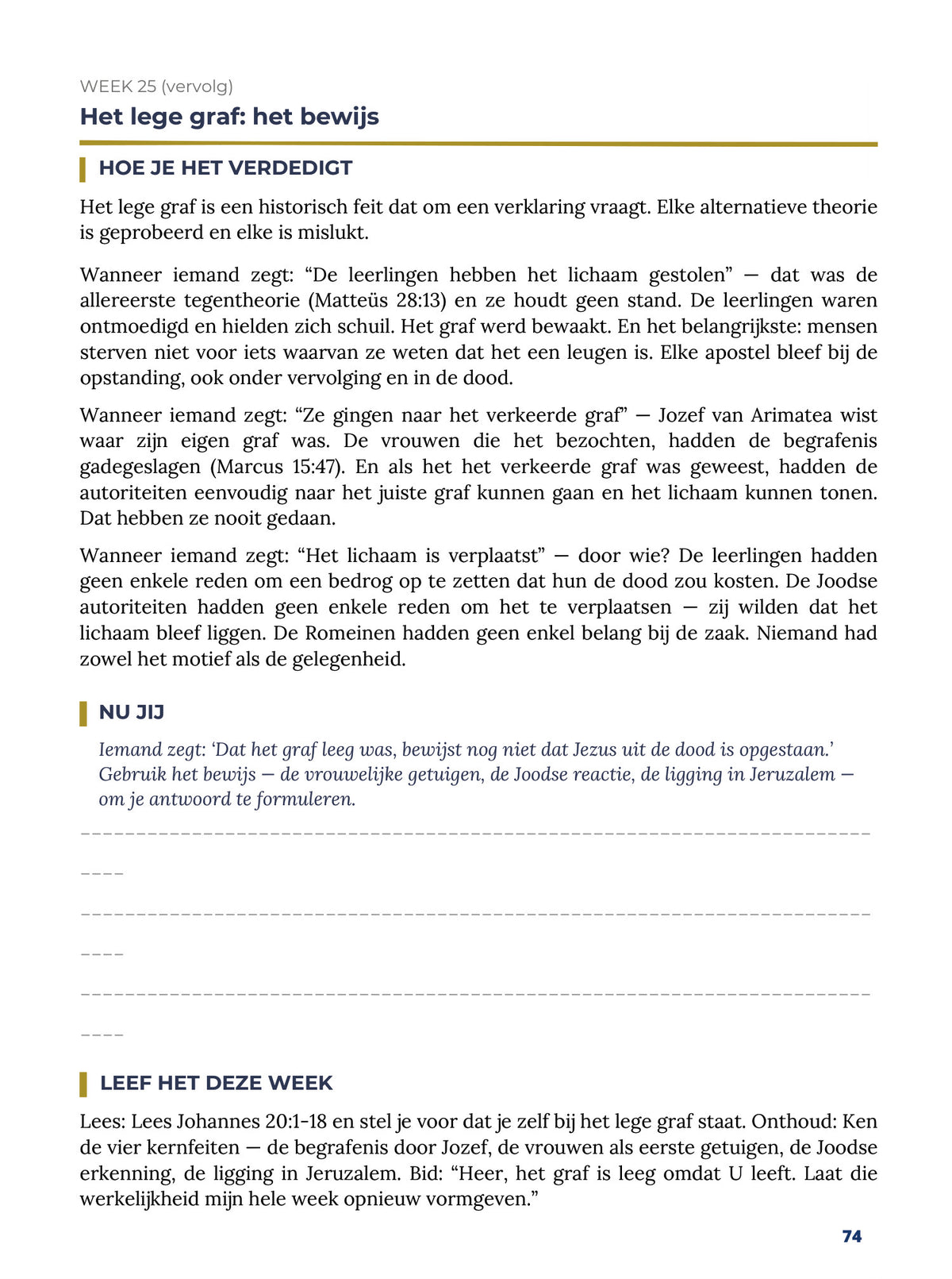 Week 25: Wanneer iemand zegt …