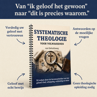 Systematische Theologie voor Volwassenen, 52-weken werkboek met zwarte spiraal