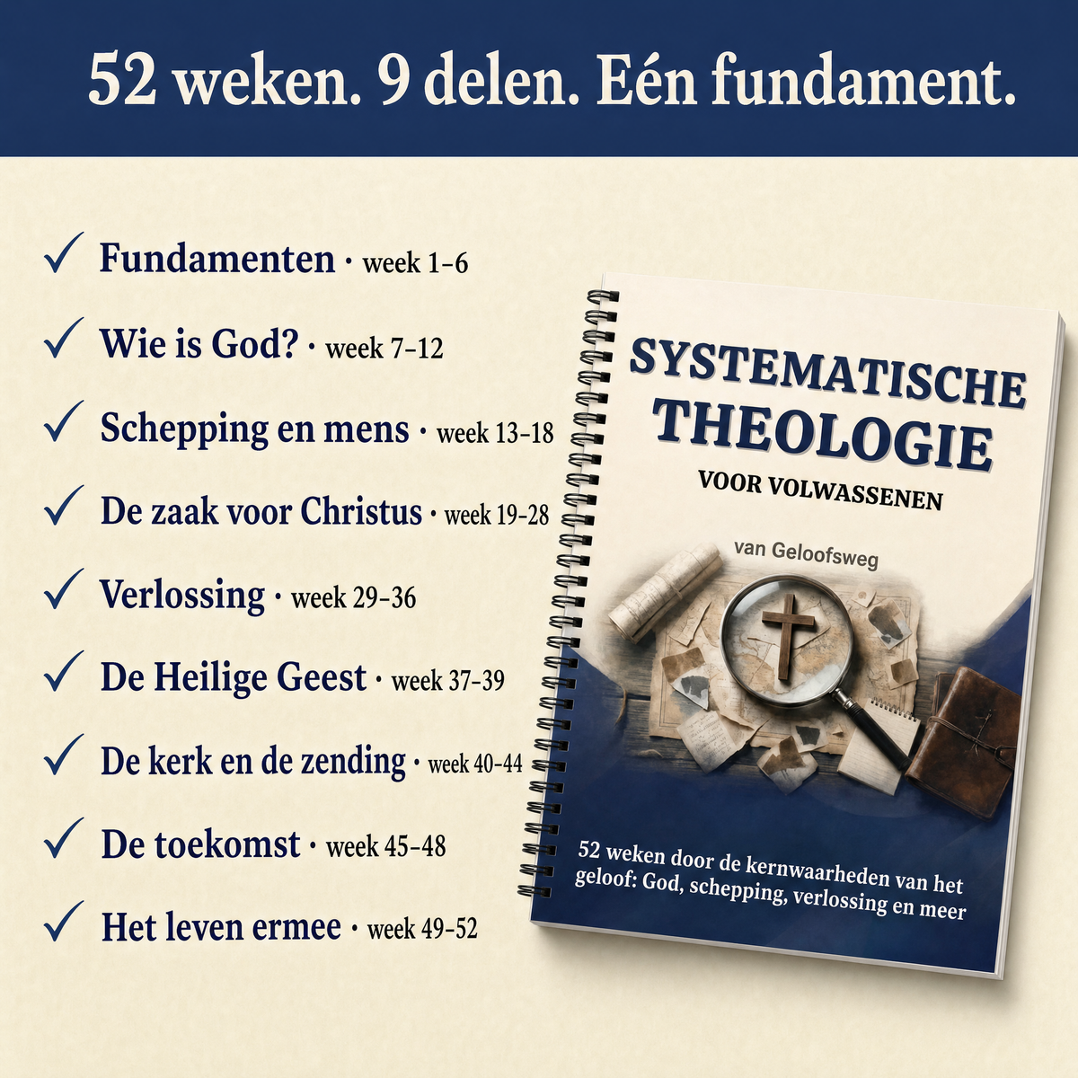 52 weken in 9 delen, van Fundamenten tot Het leven ermee