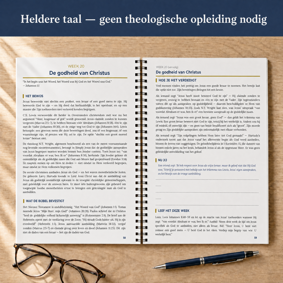 Heldere taal, geen theologische opleiding nodig