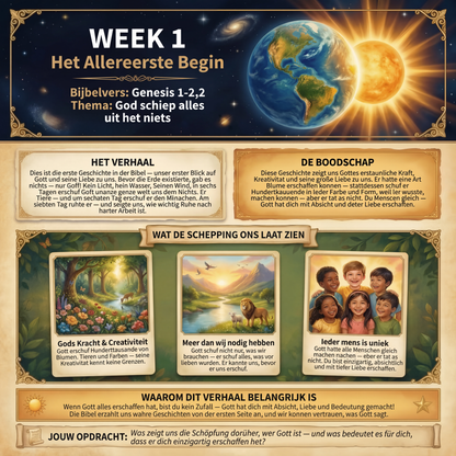 Systematische Theologie: 52-Weken Werkboek voor Kinderen