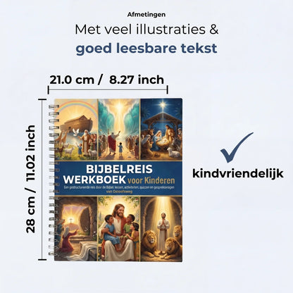 Bijbelreis: 52-Weken Werkboek voor Kinderen